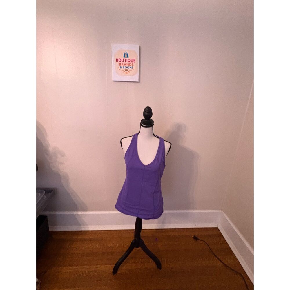 Athleta purple racerback athletic tank top
